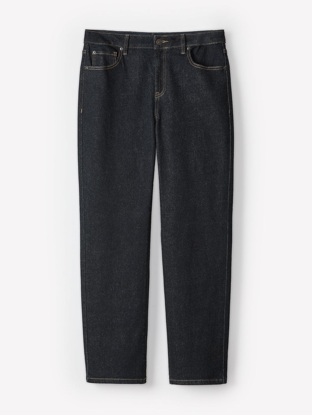 Dark-Wash Straight-Leg Jeans rw&co Special Offer