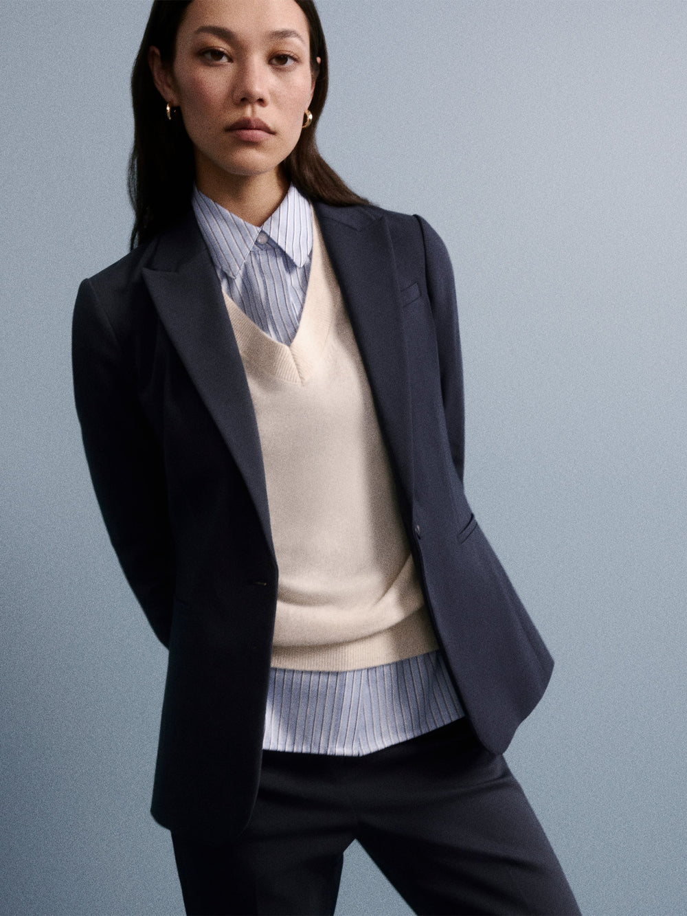 Limitless One-Button Fitted Blazer rw&co Limited Time Discount