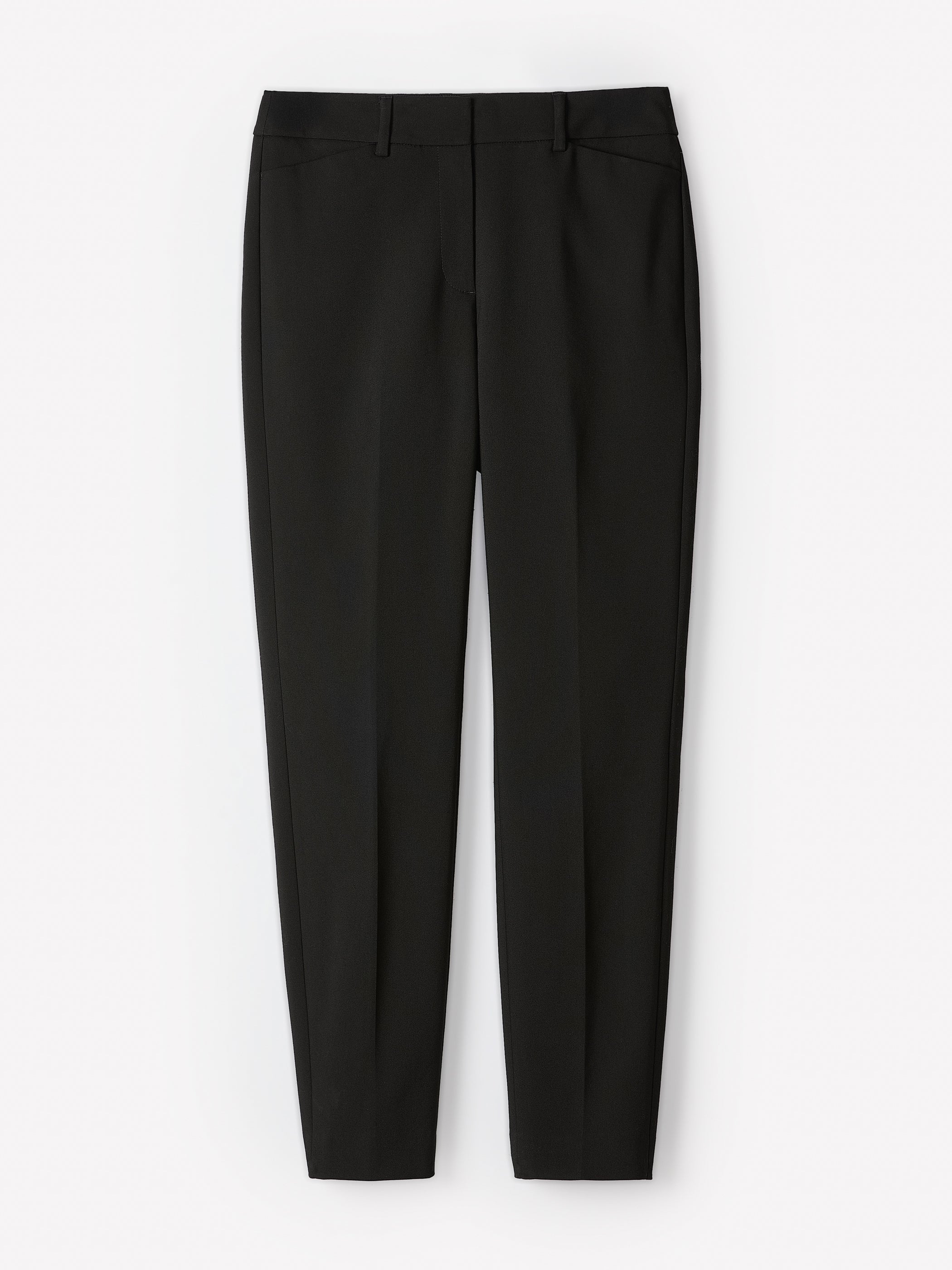 Limitless Black Mid-Rise Slim-Leg Curvy Ankle Pant rw&co On Sale