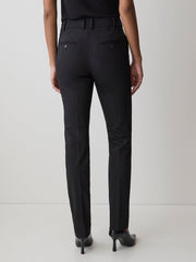 Limitless Black Mid-Rise Long Slim-Leg Signature Fit Pant rw&co Special Promo Price