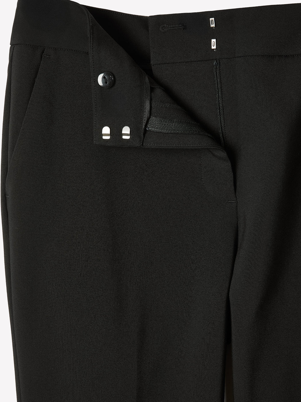 Limitless Black Mid-Rise Long Slim-Leg Signature Fit Pant rw&co Special Promo Price