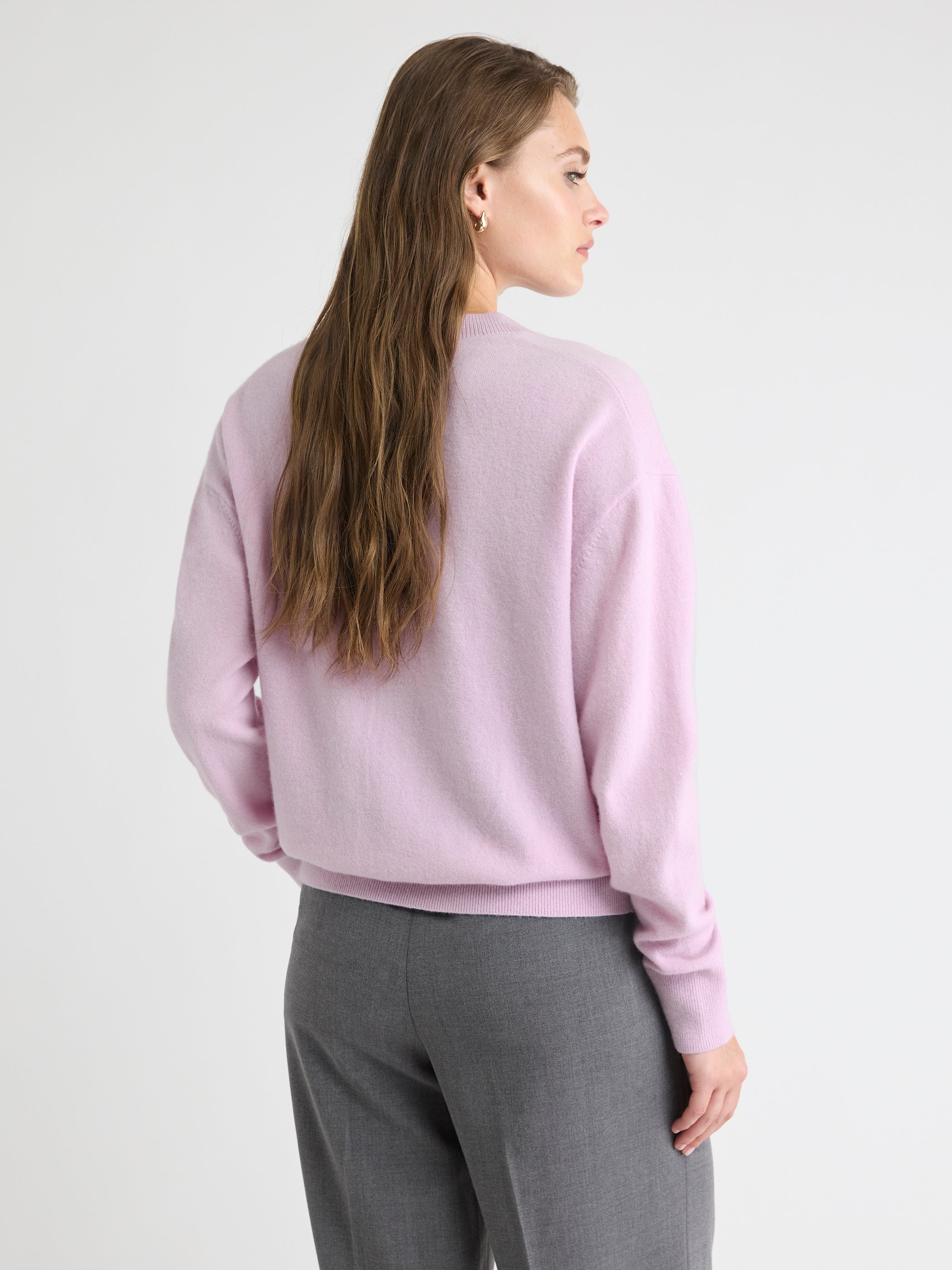 Merino Wool V-Neck Drop Shoulder Sweater rw&co Exclusive Sale Price