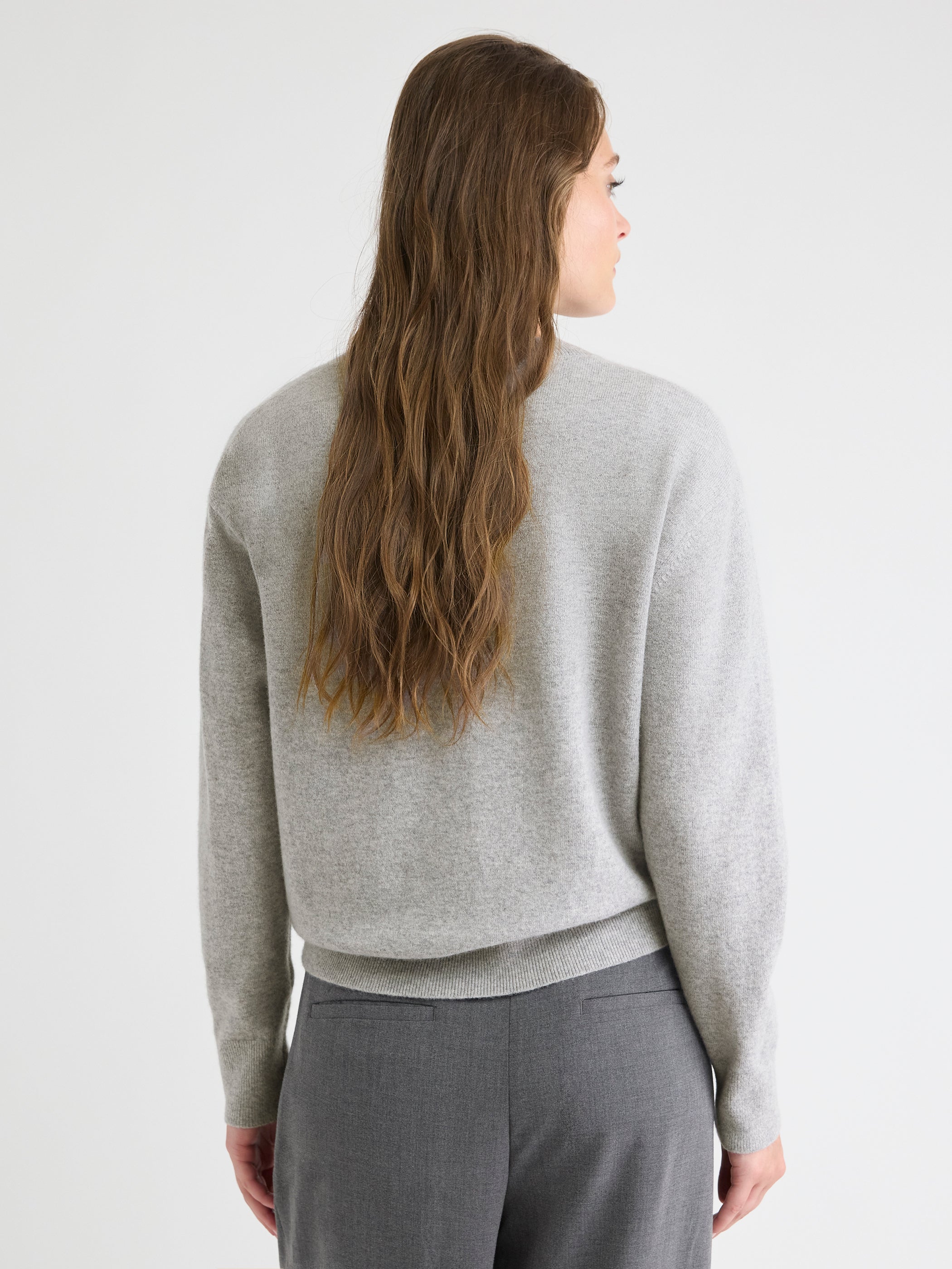 Merino Wool V-Neck Drop Shoulder Sweater rw&co Exclusive Sale Price