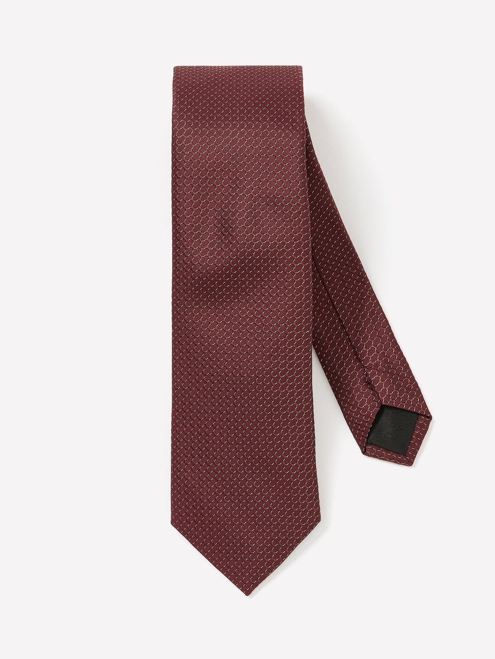 Blue Regular Tie with Geometric Pattern rw&co Limited Time Discount