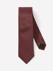 Blue Regular Tie with Geometric Pattern rw&co Limited Time Discount