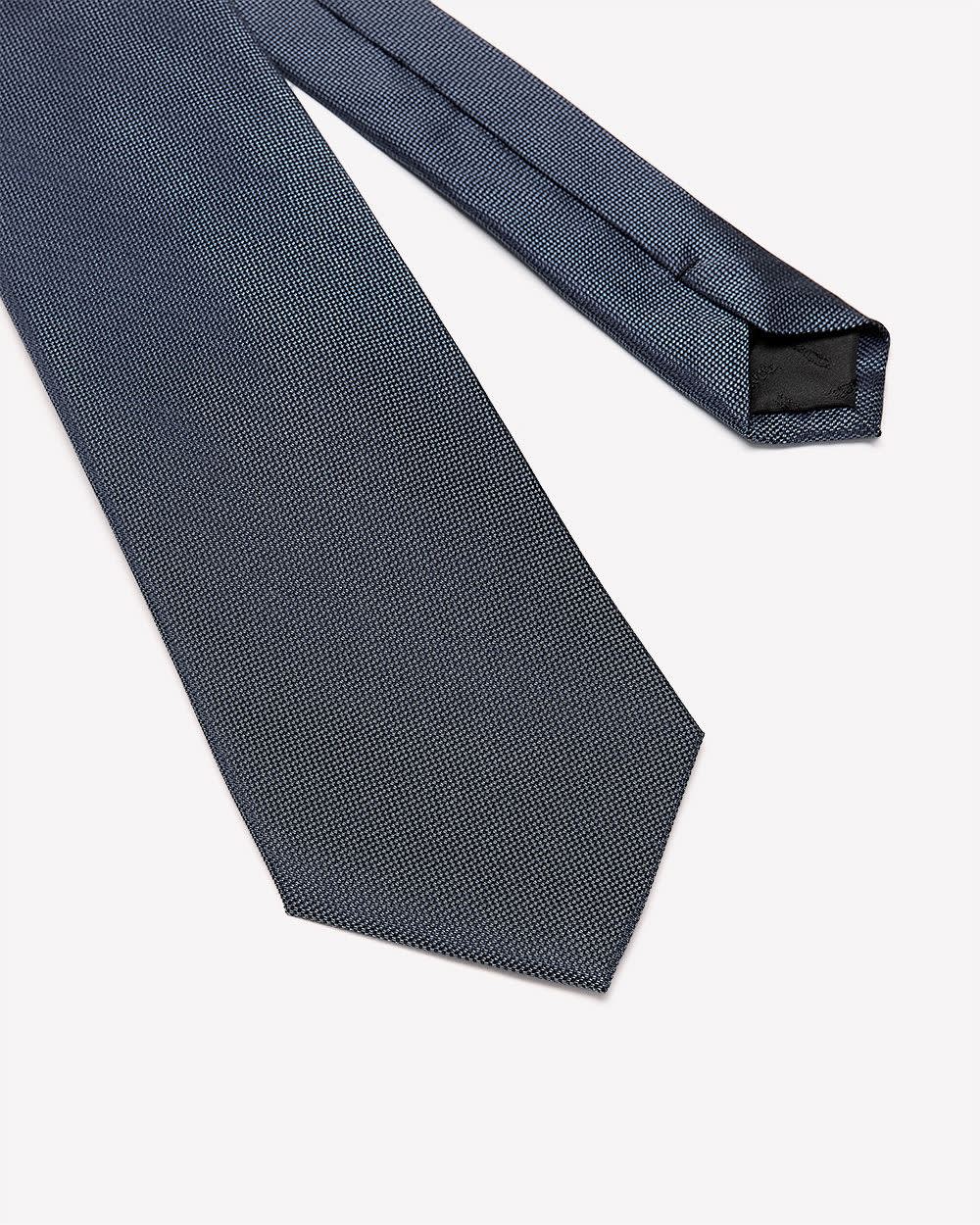Solid Blue Wide Tie rw&co On Sale