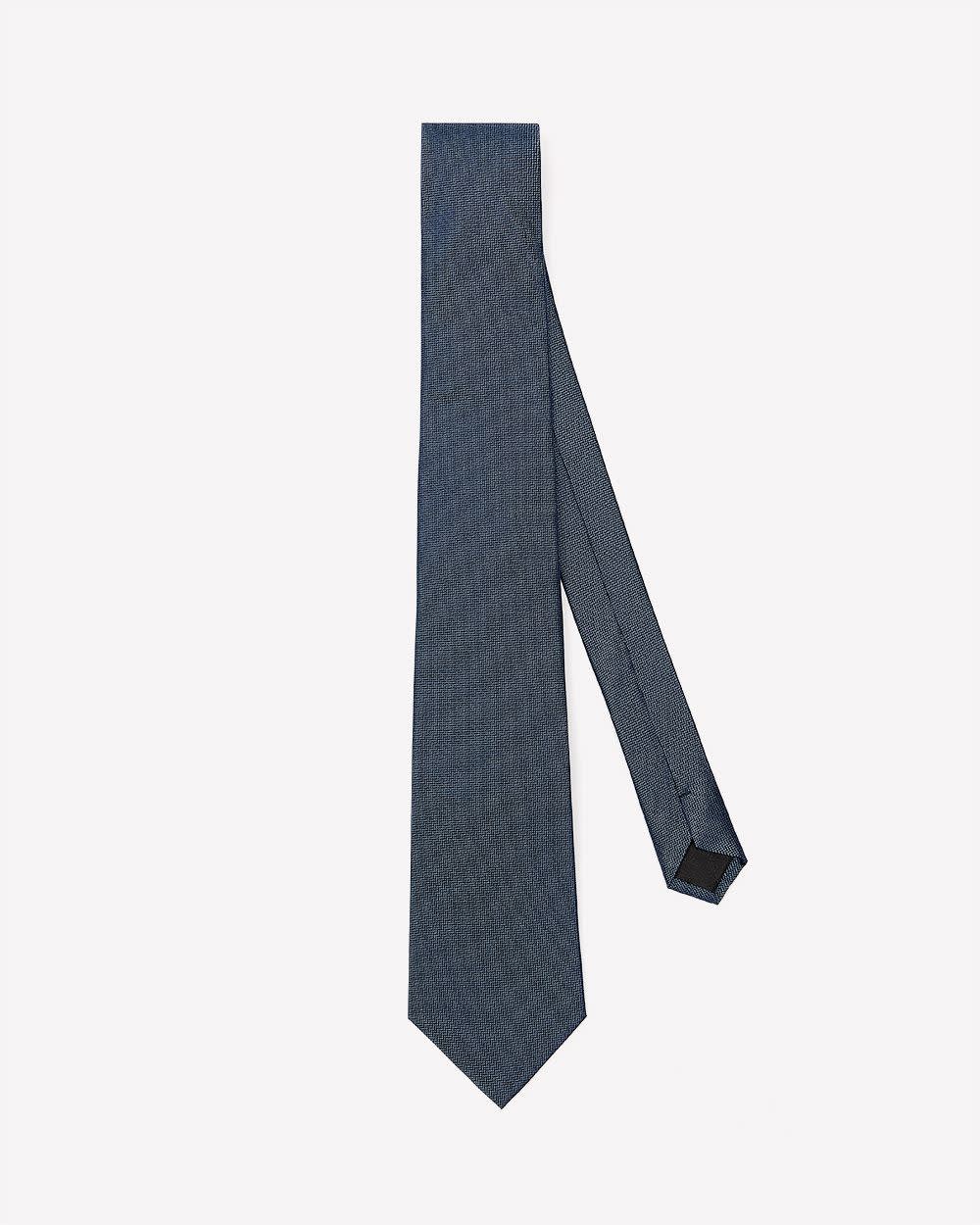 Solid Blue Wide Tie rw&co On Sale