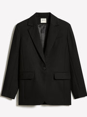Wool-Blend Oversized One-Button Blazer rw&co On Sale
