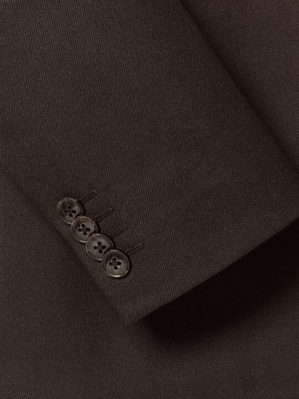 Slim Fit Dark Brown Brushed Twill Blazer rw&co Special Offer