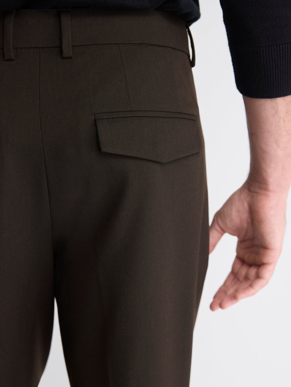 Tapered-Leg Pleated Dress Pant rw&co Special Offer
