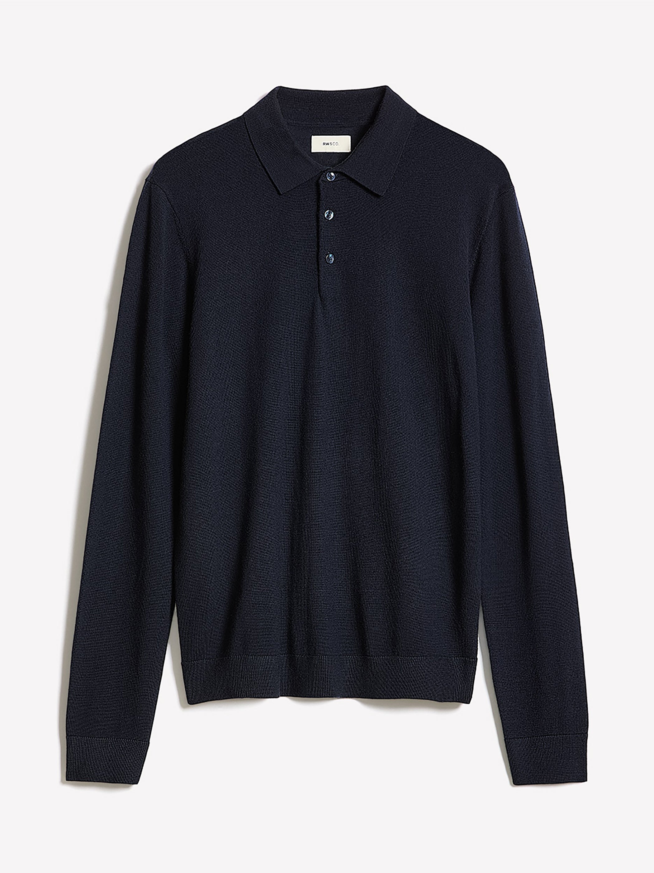 Merino Wool Polo Sweater rw&co Great Value Deal