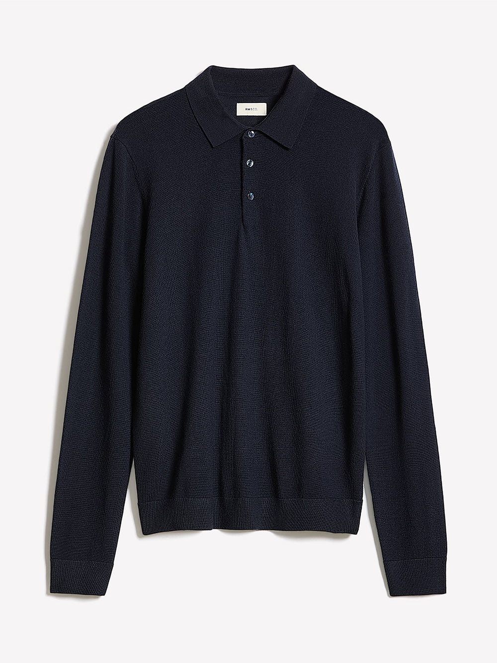 Merino Wool Polo Sweater rw&co Great Value Deal