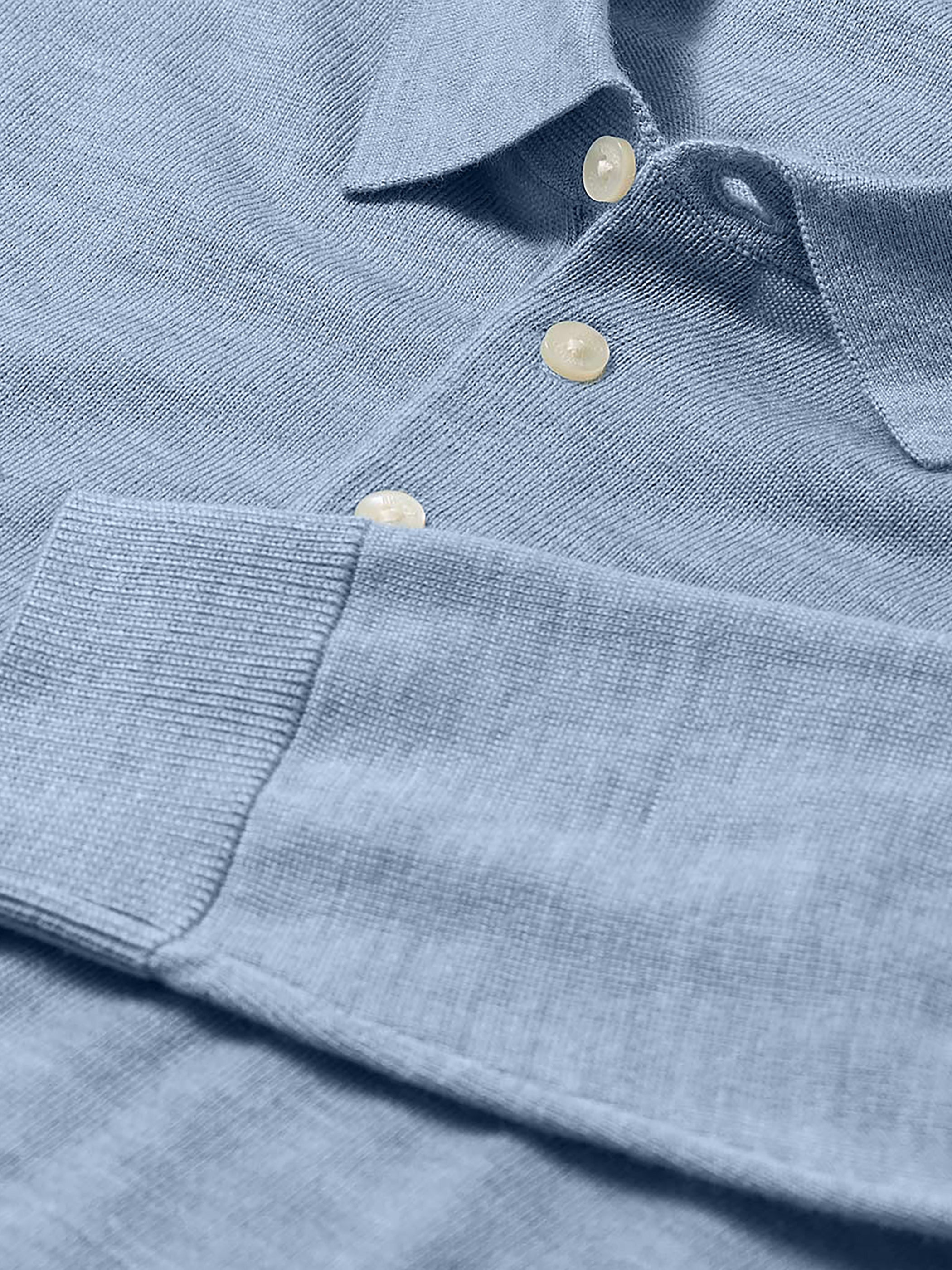 Merino Wool Polo Sweater rw&co Great Value Deal