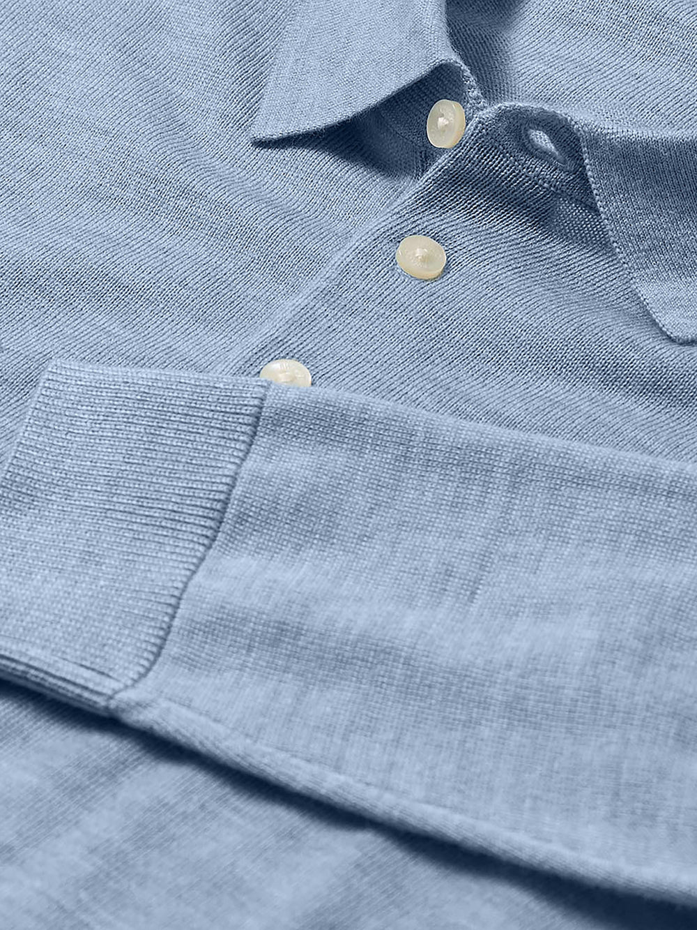 Merino Wool Polo Sweater rw&co Great Value Deal