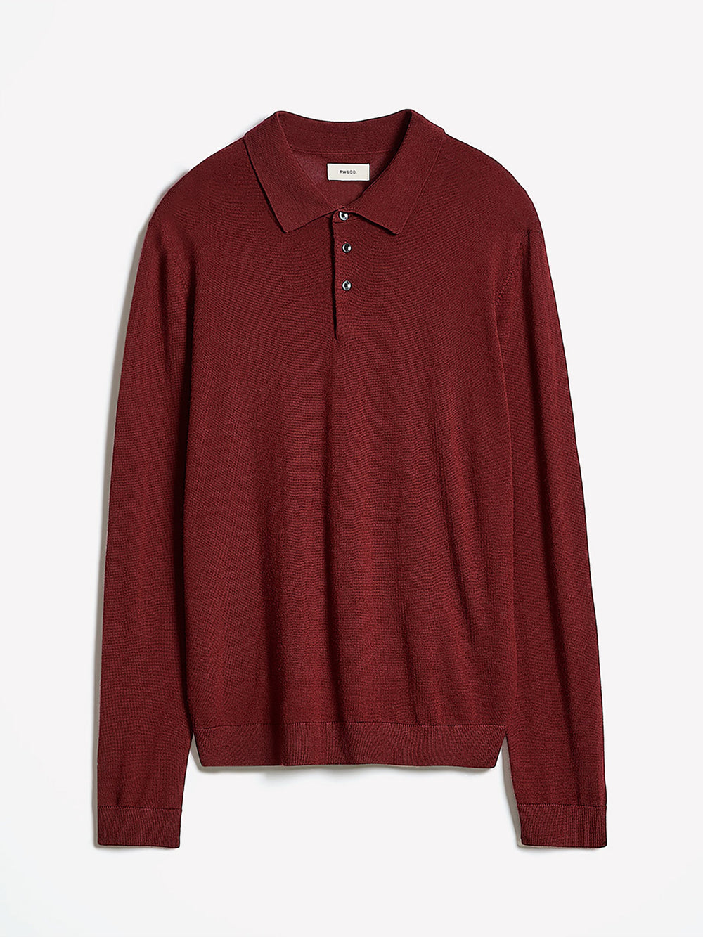 Merino Wool Polo Sweater rw&co Great Value Deal