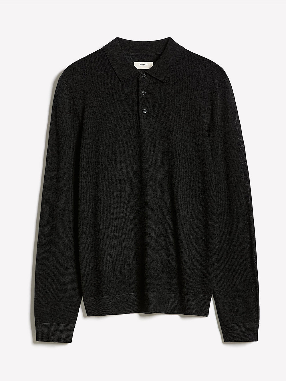 Merino Wool Polo Sweater rw&co Great Value Deal