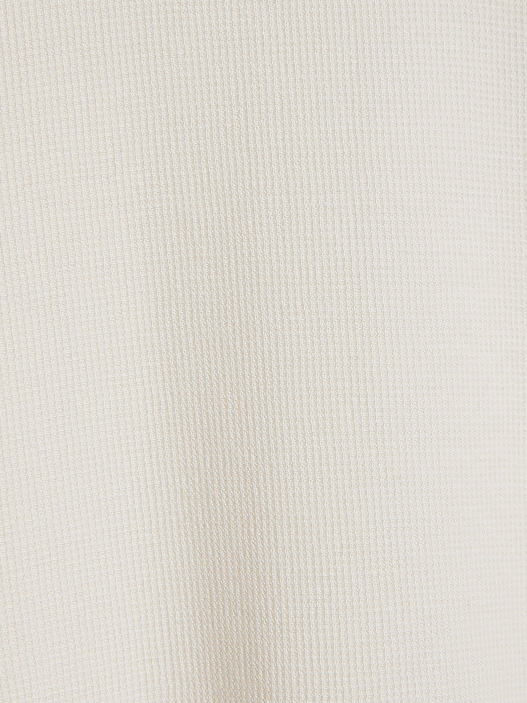 Long-Sleeve Crew-Neck Waffled Tee rw&co Limited Time Discount