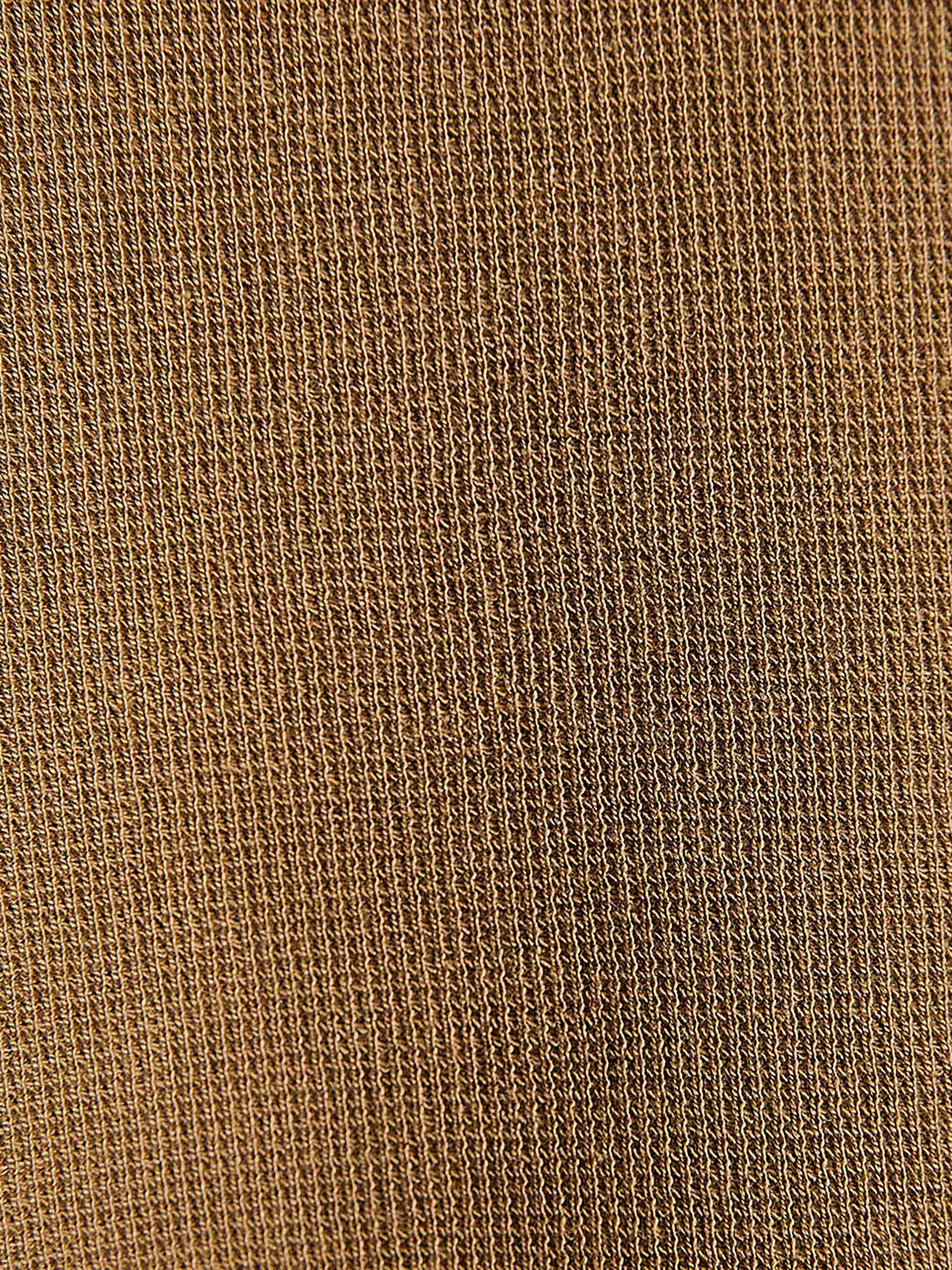Long-Sleeve Crew-Neck Waffled Tee rw&co Limited Time Discount