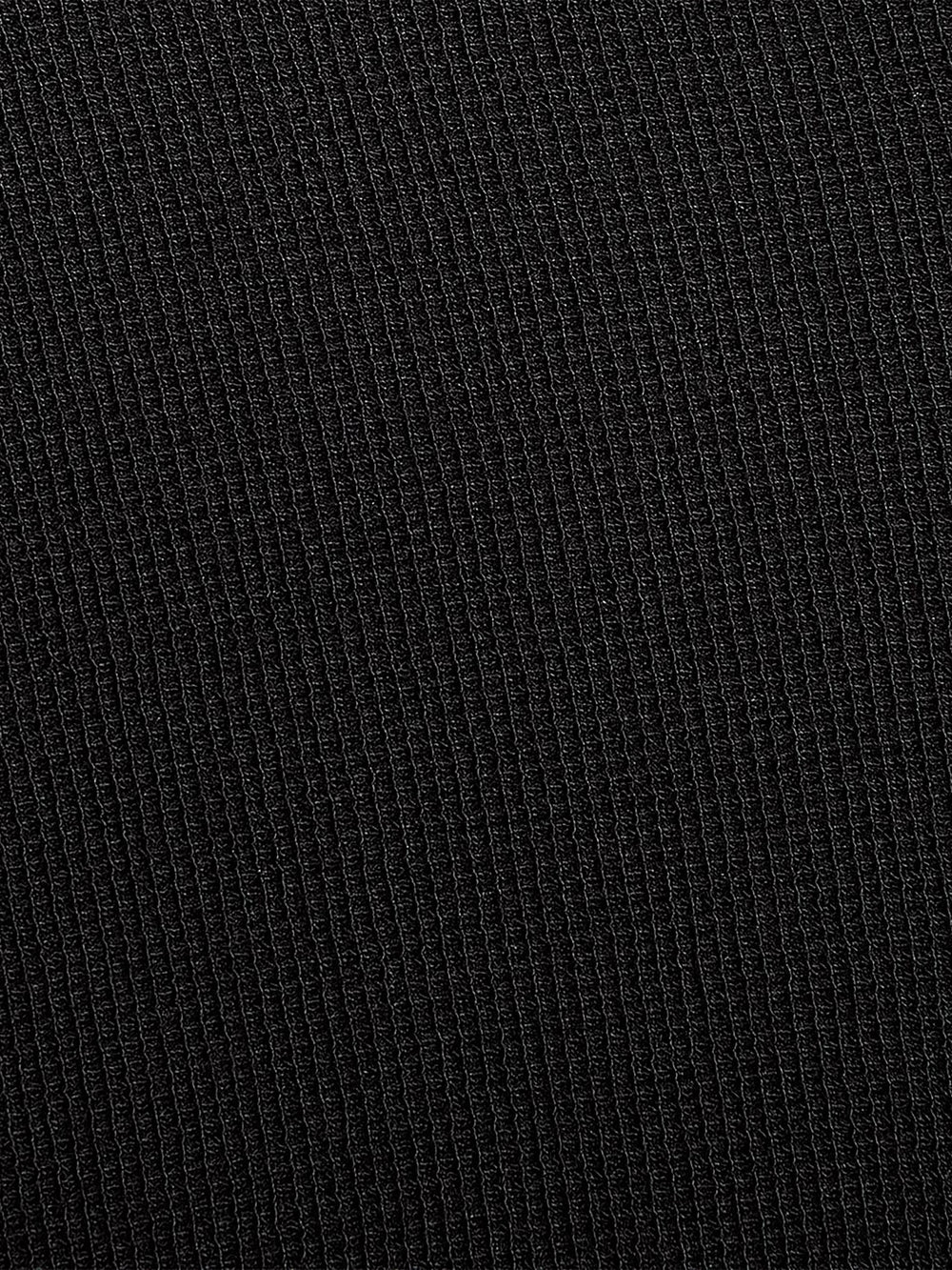 Long-Sleeve Crew-Neck Waffled Tee rw&co Limited Time Discount