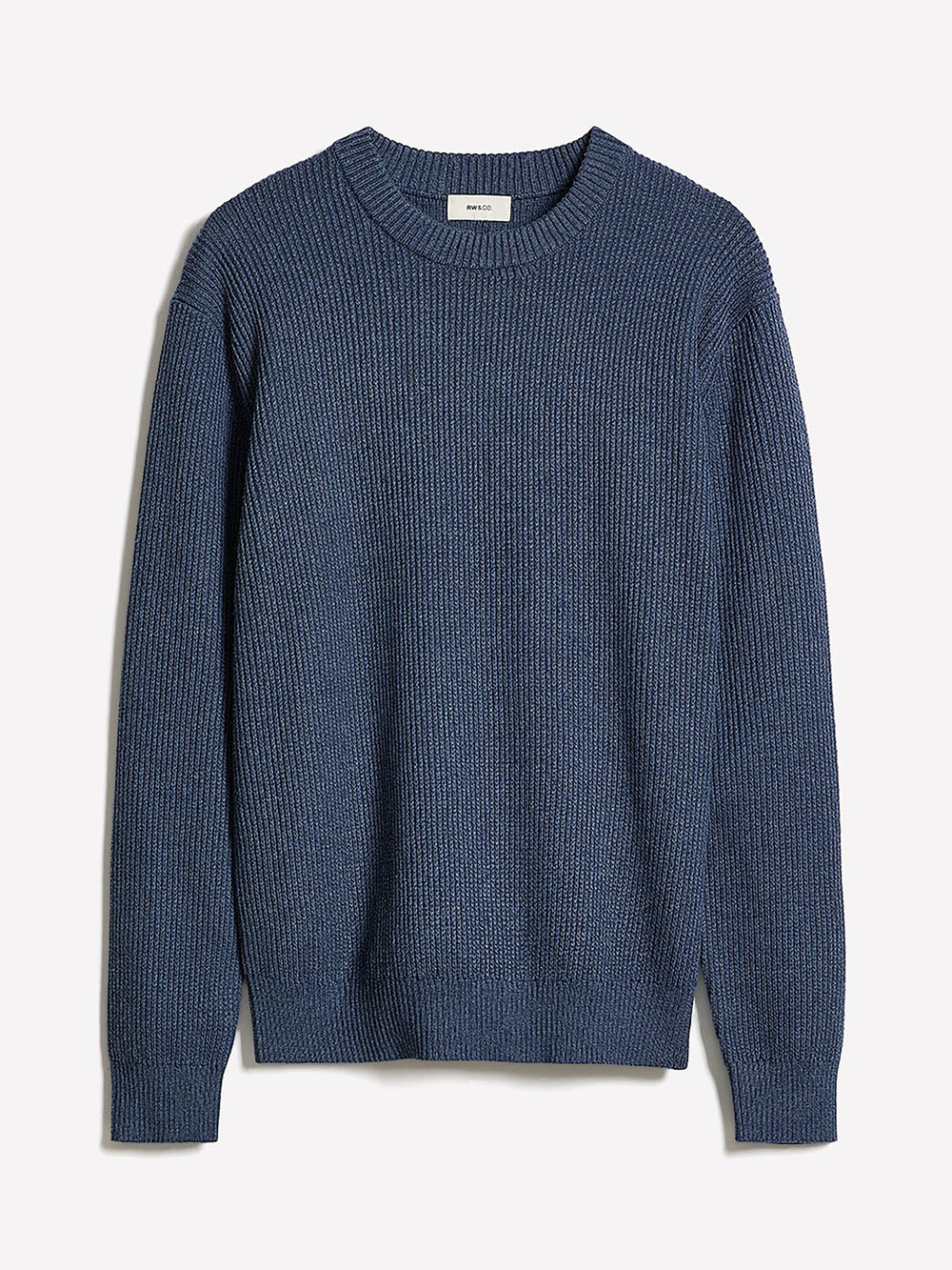 Cashmere-Blend Long-Sleeve Crew-Neck Sweater rw&co Exclusive Sale Price