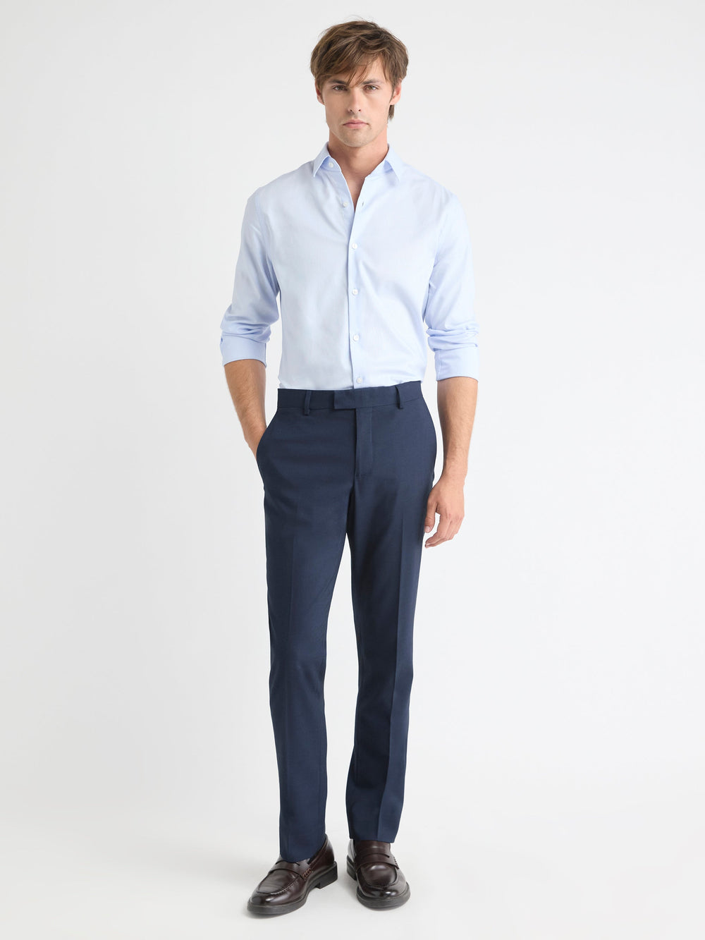 Slim Fit Dobby Dress Shirt rw&co Great Value Deal
