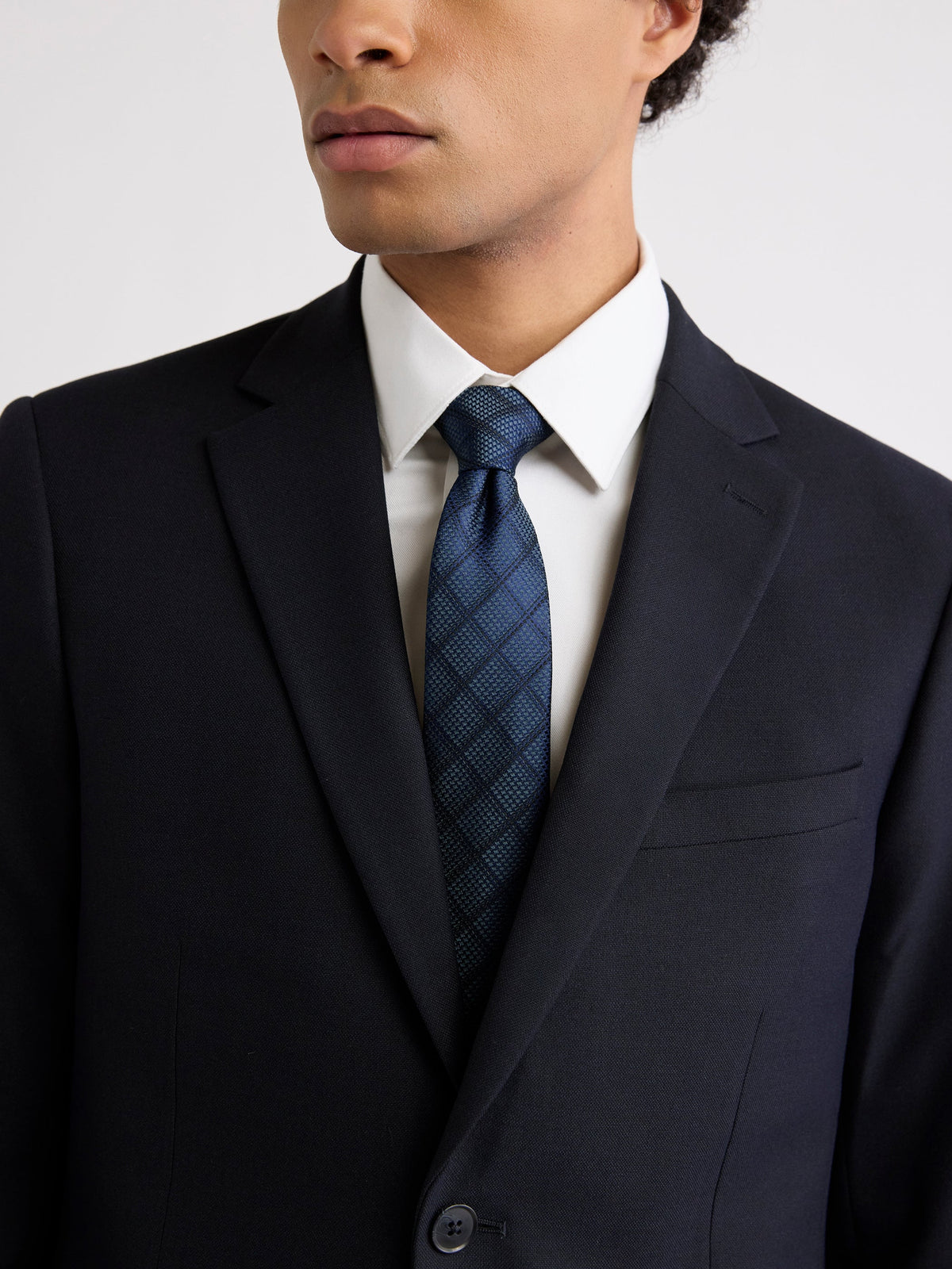 Skinny Tie with Houndstooth Checkered Pattern rw&co On Sale