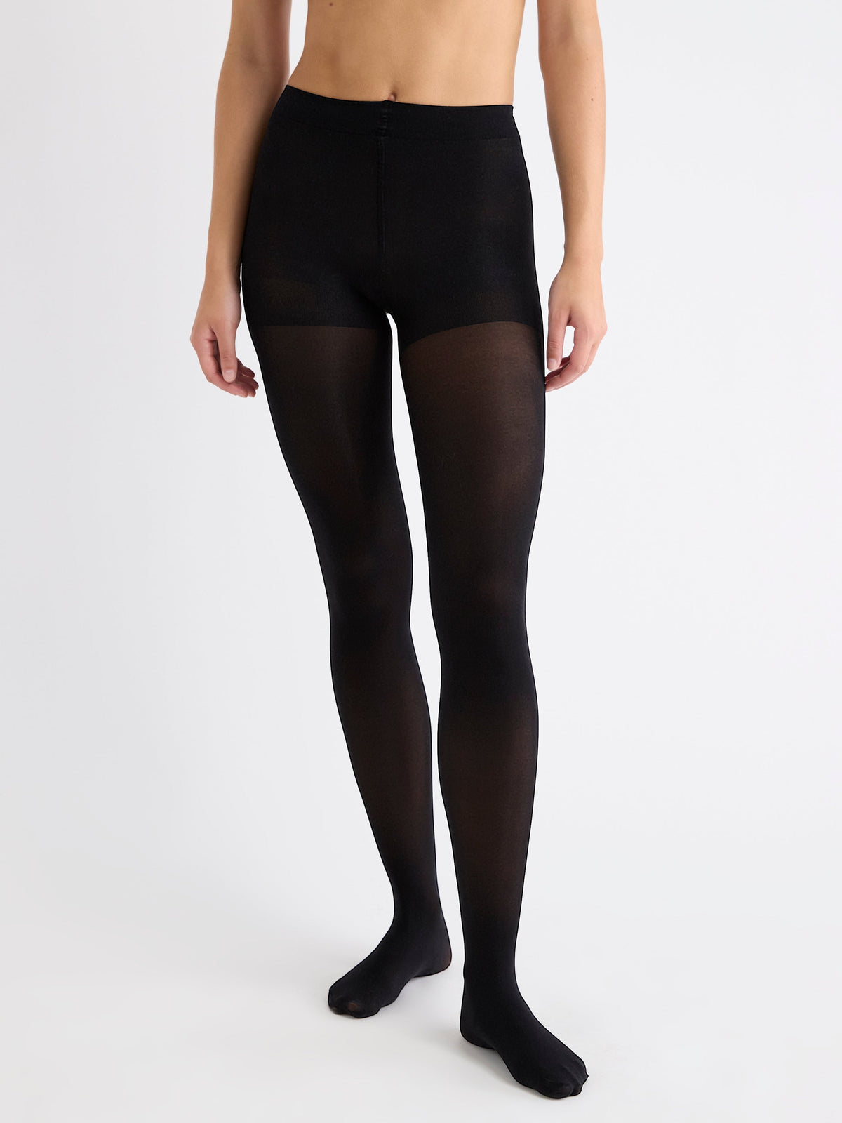 Opaque Black Tights rw&co Great Value Deal