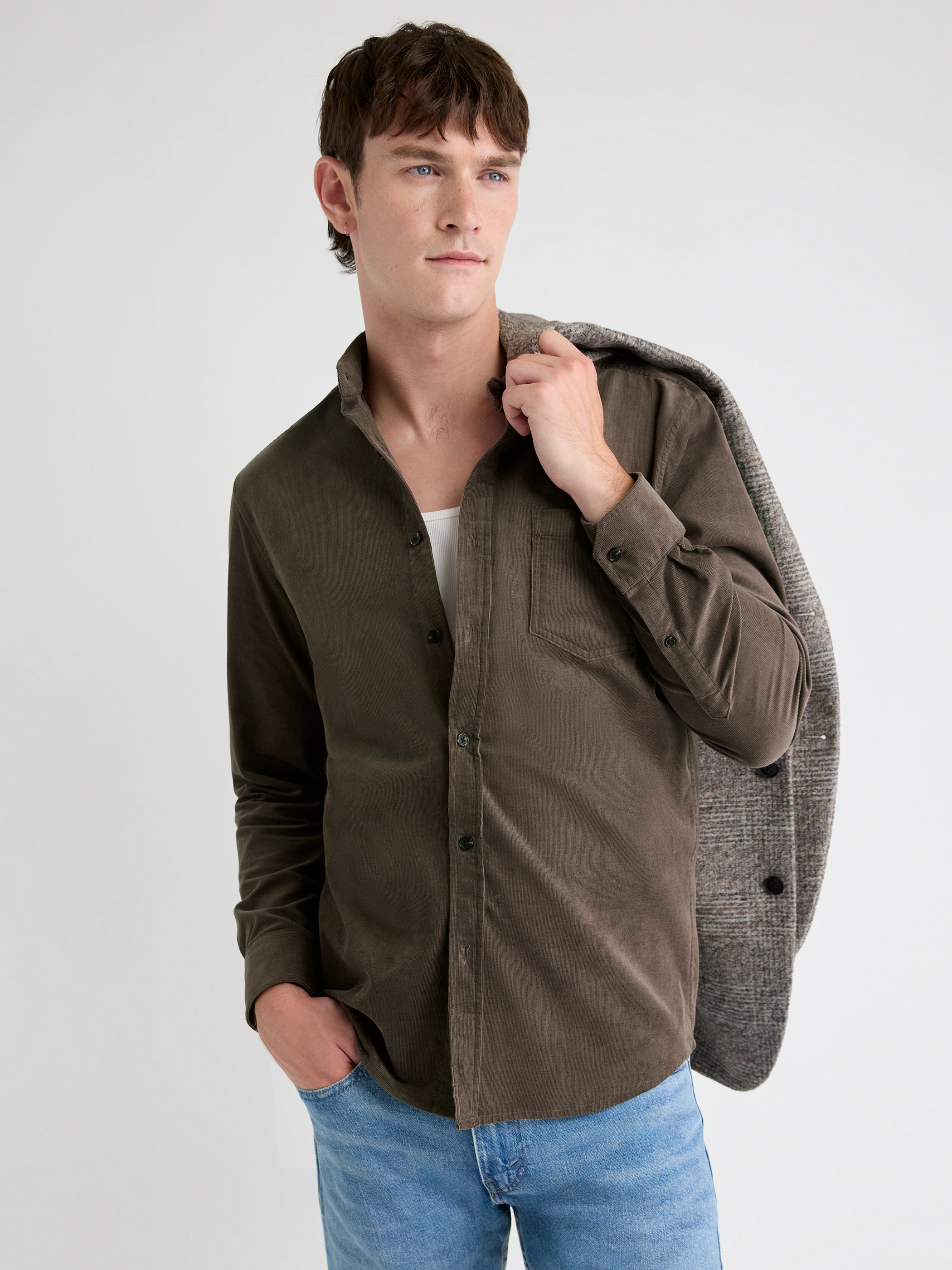 Regular Fit Corduroy Shirt rw&co Special Offer