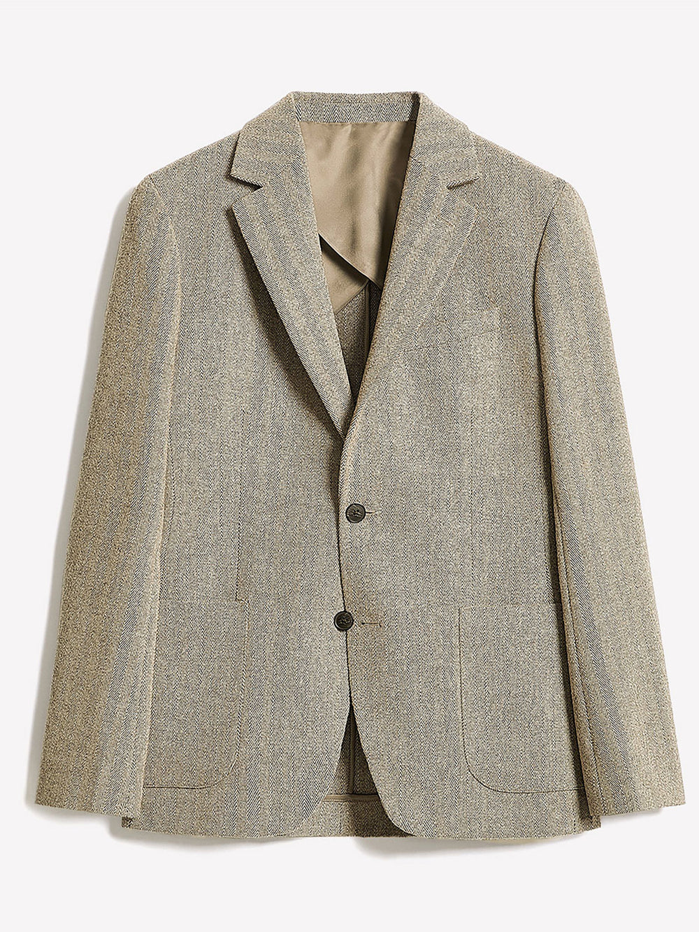 Slim-Fit Herringbone Blazer rw&co Great Value Deal