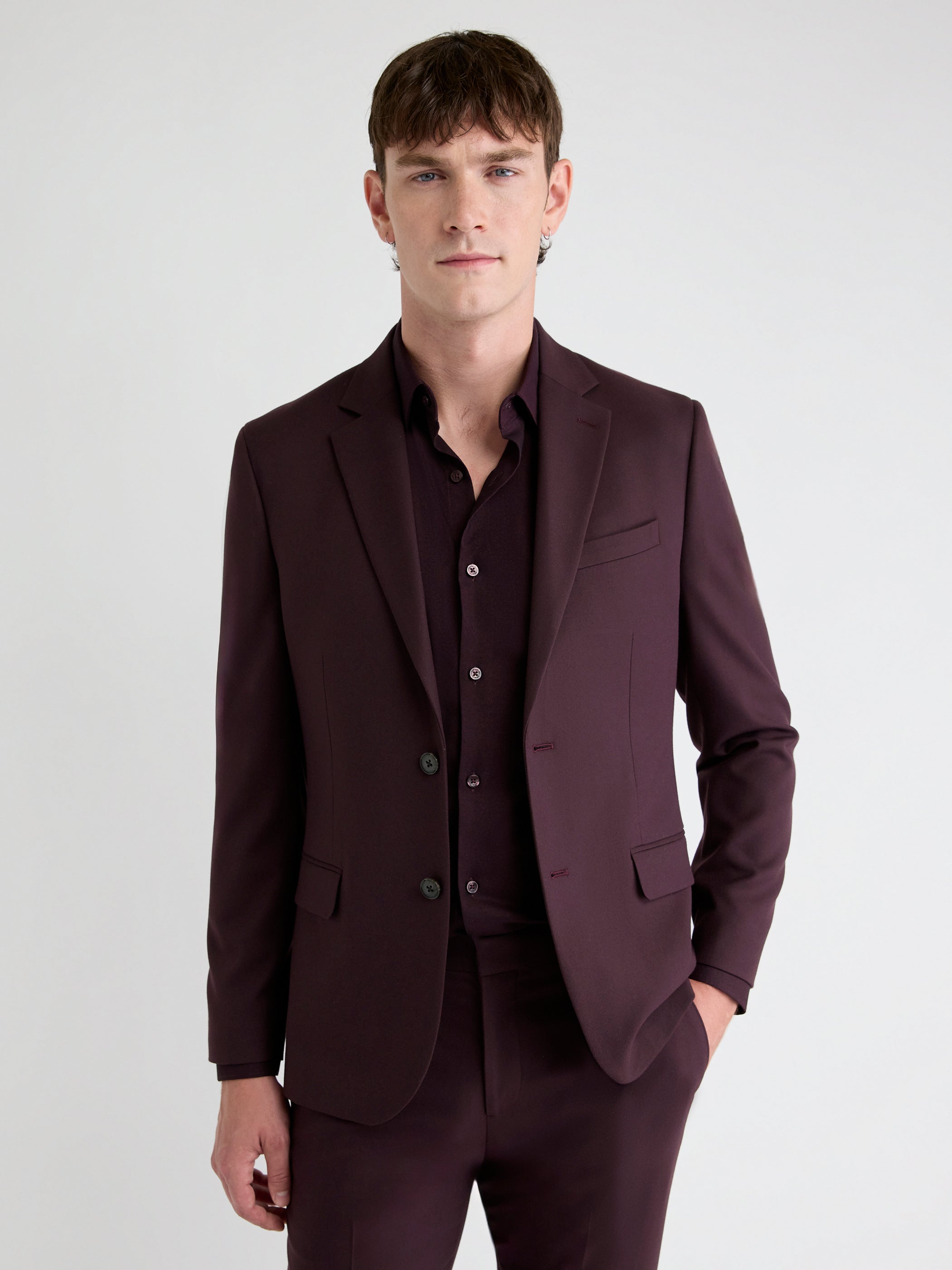 Slim Fit Fig Suit Blazer rw&co Special Promo Price