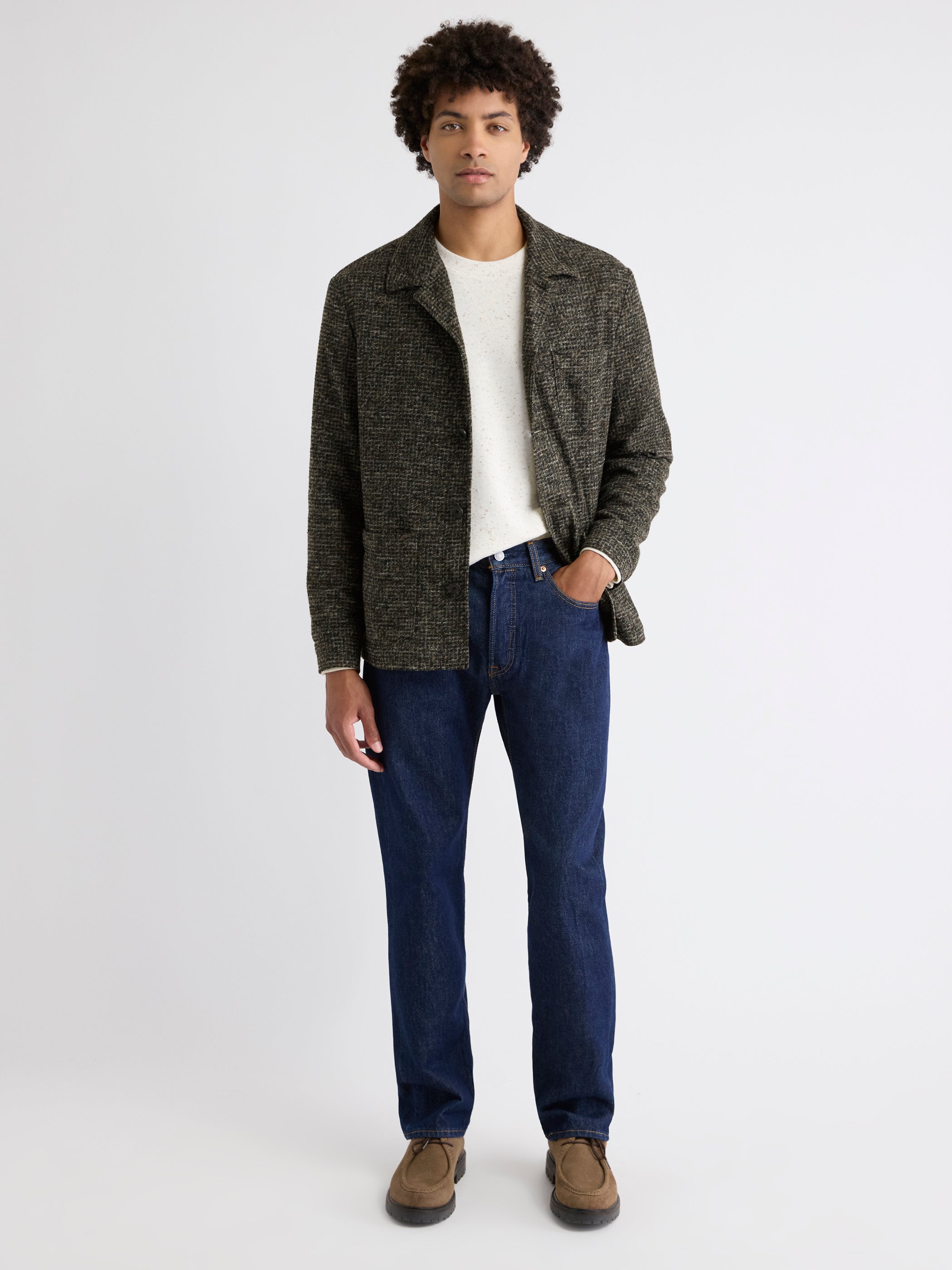 Long-Sleeve Crew-Neck Ribbed Sweater rw&co Limited Time Discount