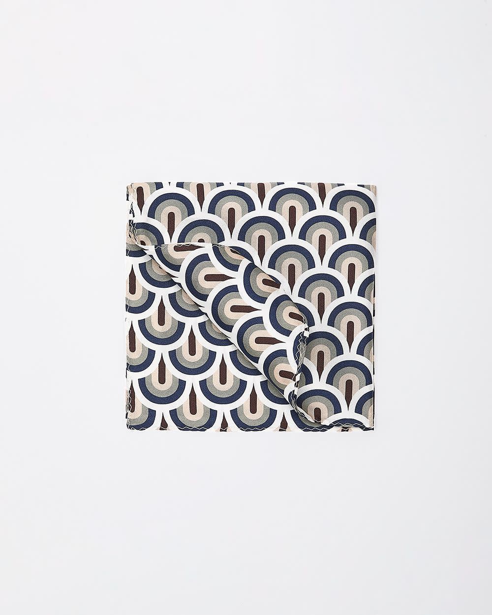 Handkerchief with Geometric Pattern rw&co Special Promo Price