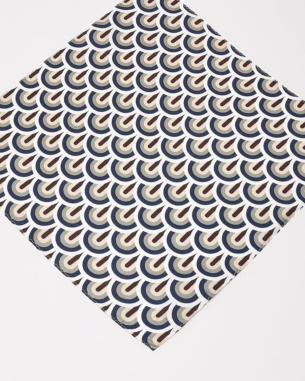 Handkerchief with Geometric Pattern rw&co Special Promo Price