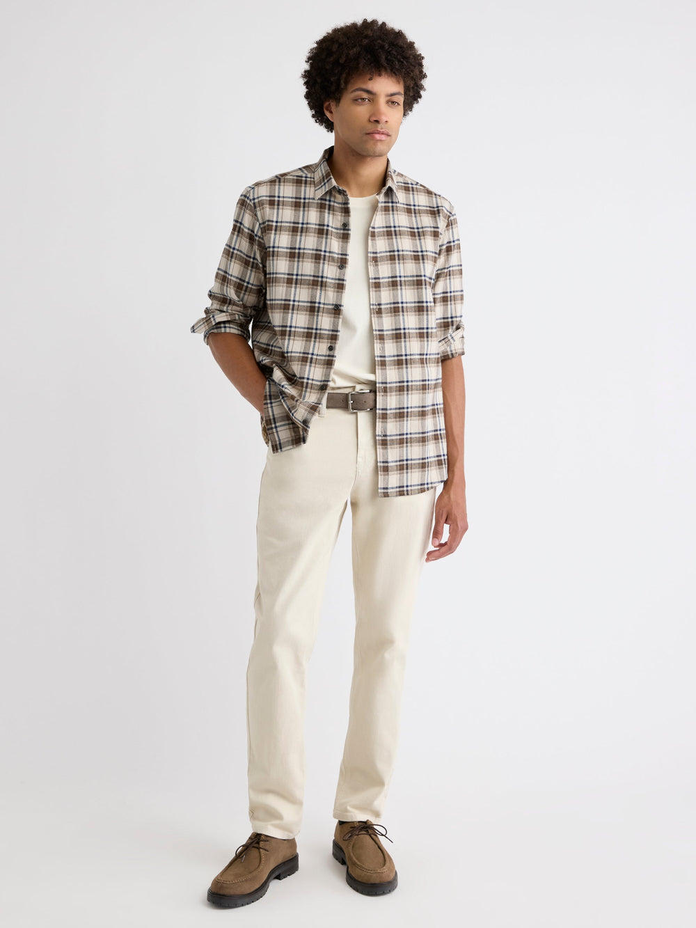 Regular Fit Plaid Flannel Shirt rw&co Great Value Deal