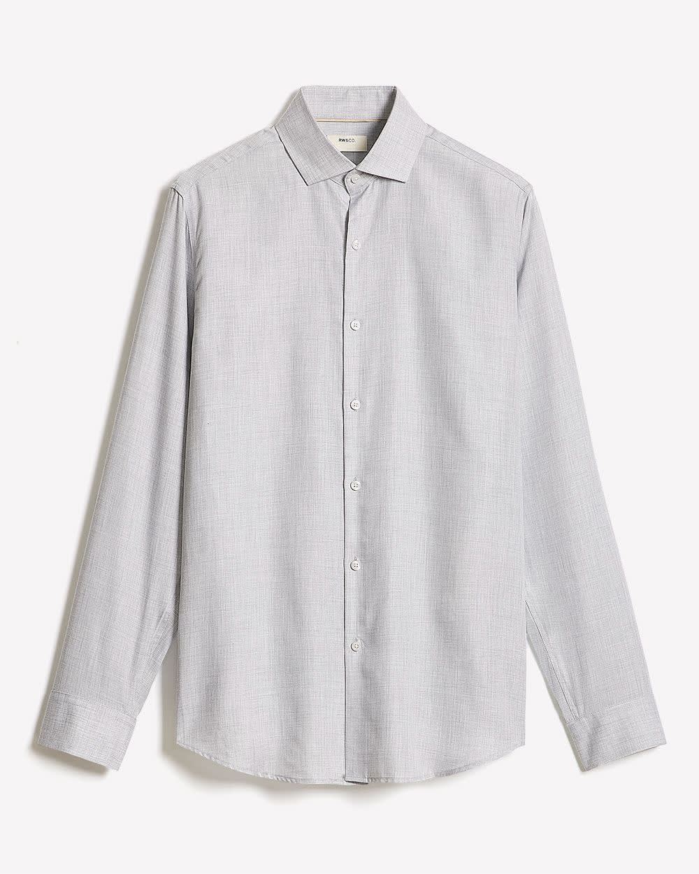 Tailored Fit Heather Dress Shirt rw&co Special Promo Price