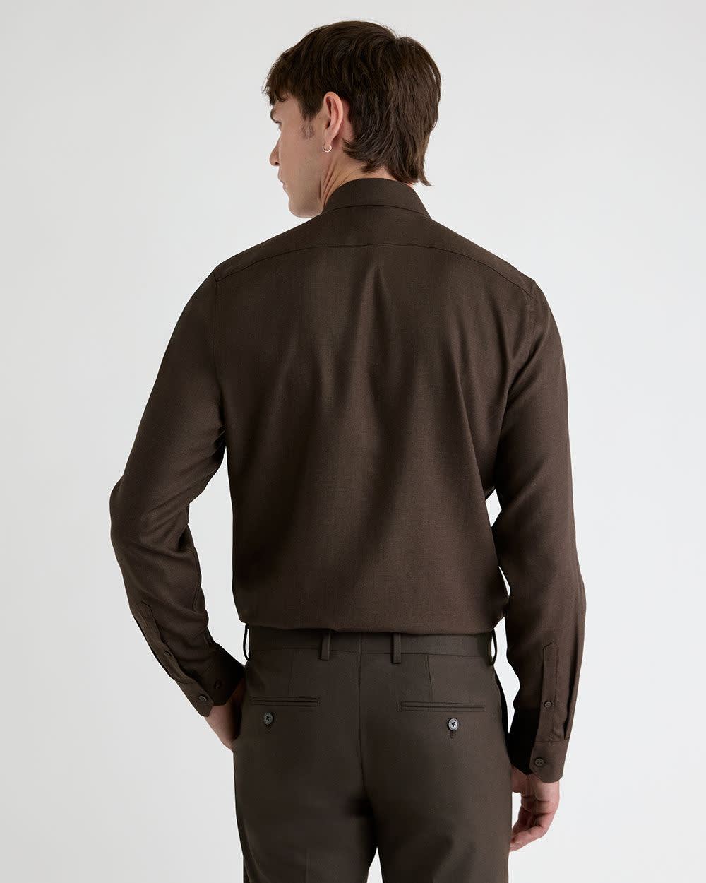 Tailored Fit Heather Dress Shirt rw&co Special Promo Price