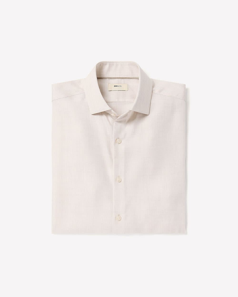 Tailored Fit Heather Dress Shirt rw&co Special Promo Price