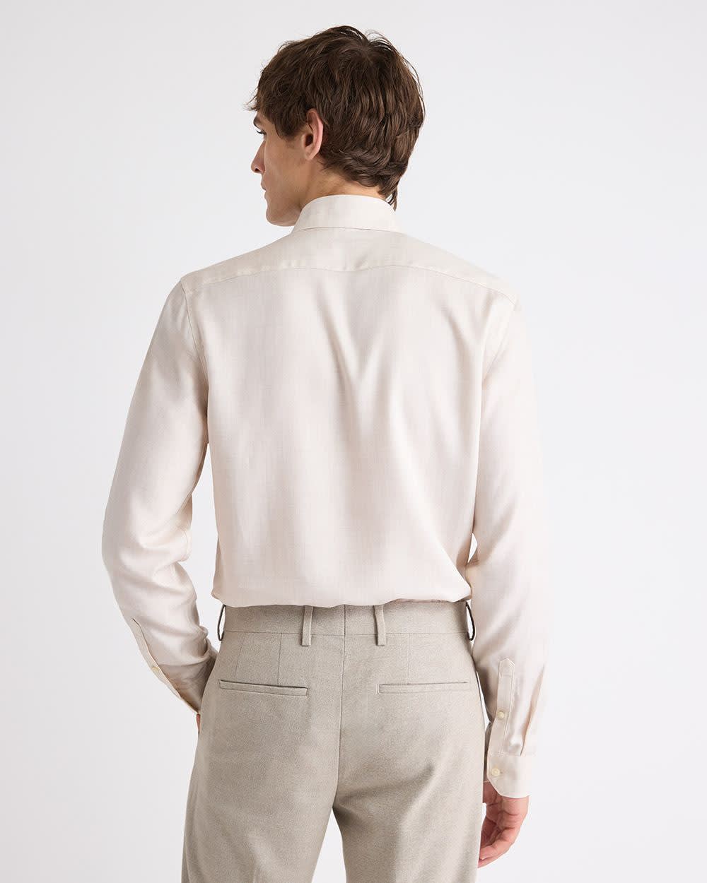Tailored Fit Heather Dress Shirt rw&co Special Promo Price