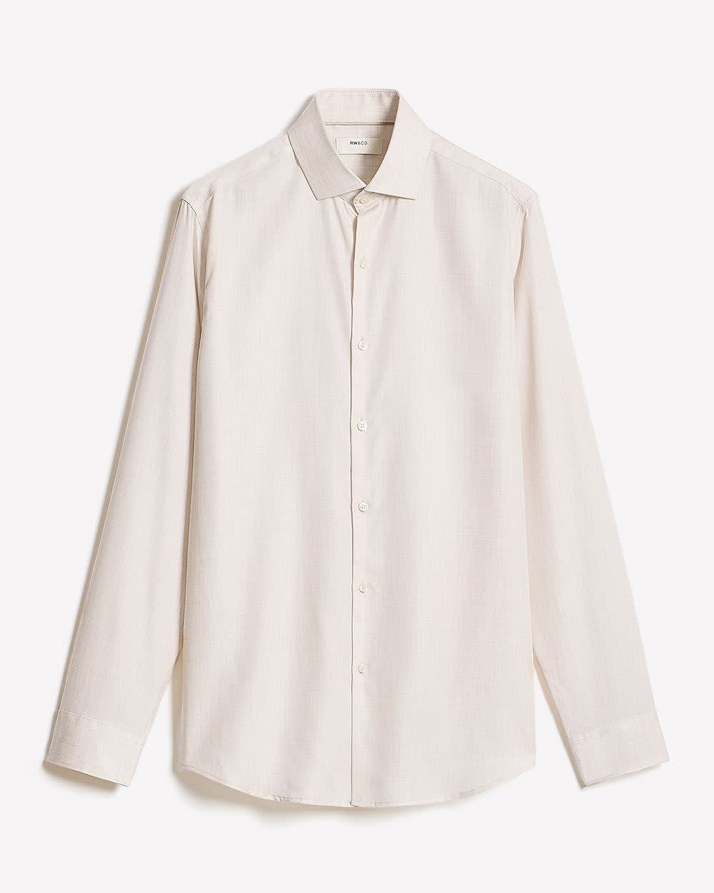 Tailored Fit Heather Dress Shirt rw&co Special Promo Price
