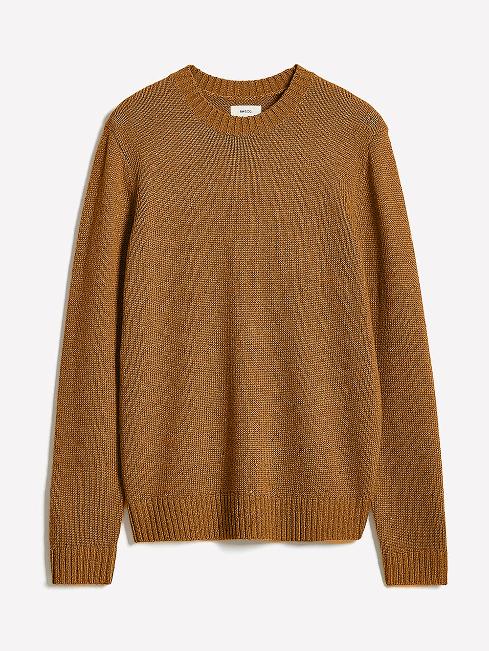 Long-Sleeve Crew-Neck Sweater with Neps rw&co On Sale