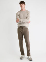 Long-Sleeve Crew-Neck Sweater with Neps rw&co On Sale