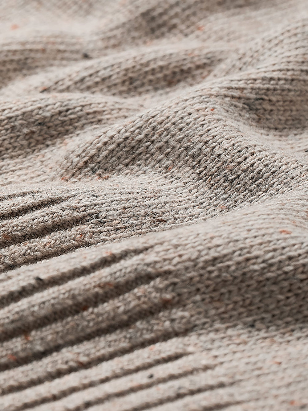 Long-Sleeve Crew-Neck Sweater with Neps rw&co On Sale