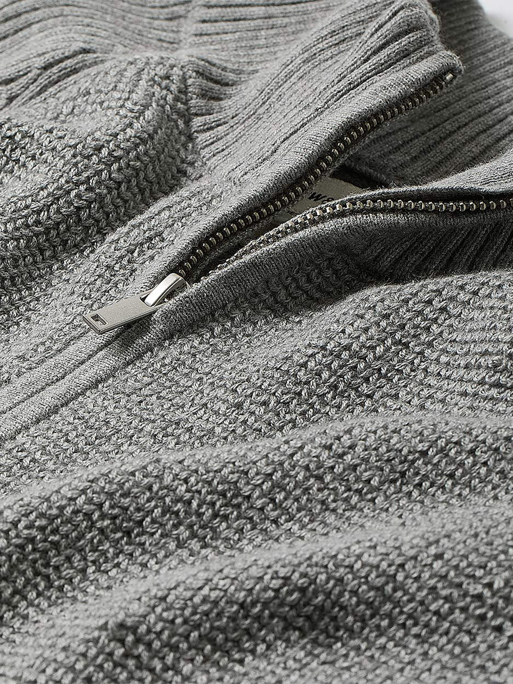 Long-Sleeve Quarter-Zip Mock-Neck Sweater rw&co On Sale