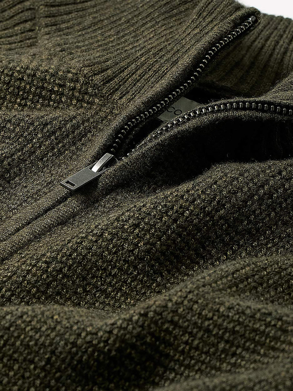 Long-Sleeve Quarter-Zip Mock-Neck Sweater rw&co On Sale
