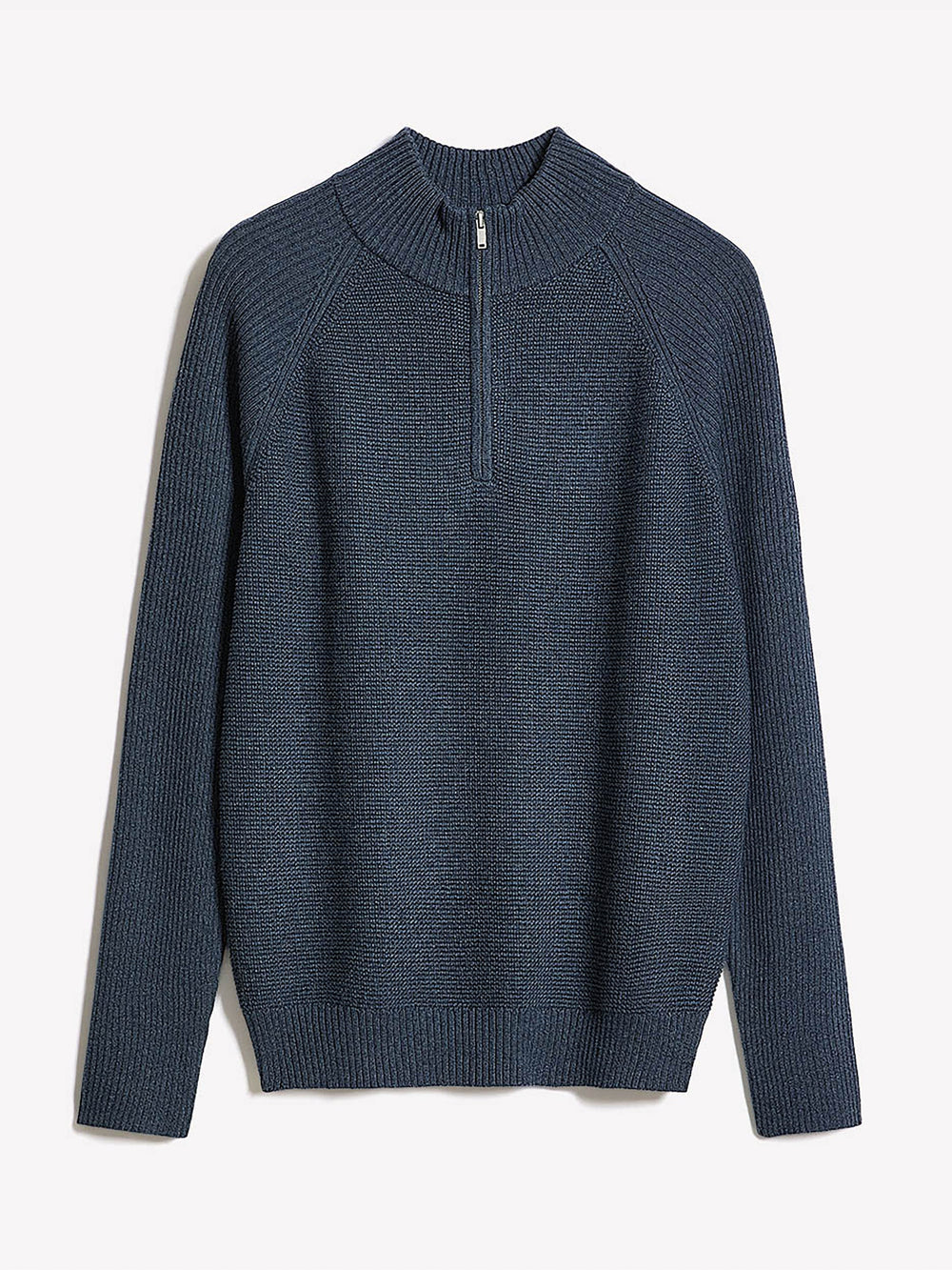 Long-Sleeve Quarter-Zip Mock-Neck Sweater rw&co On Sale