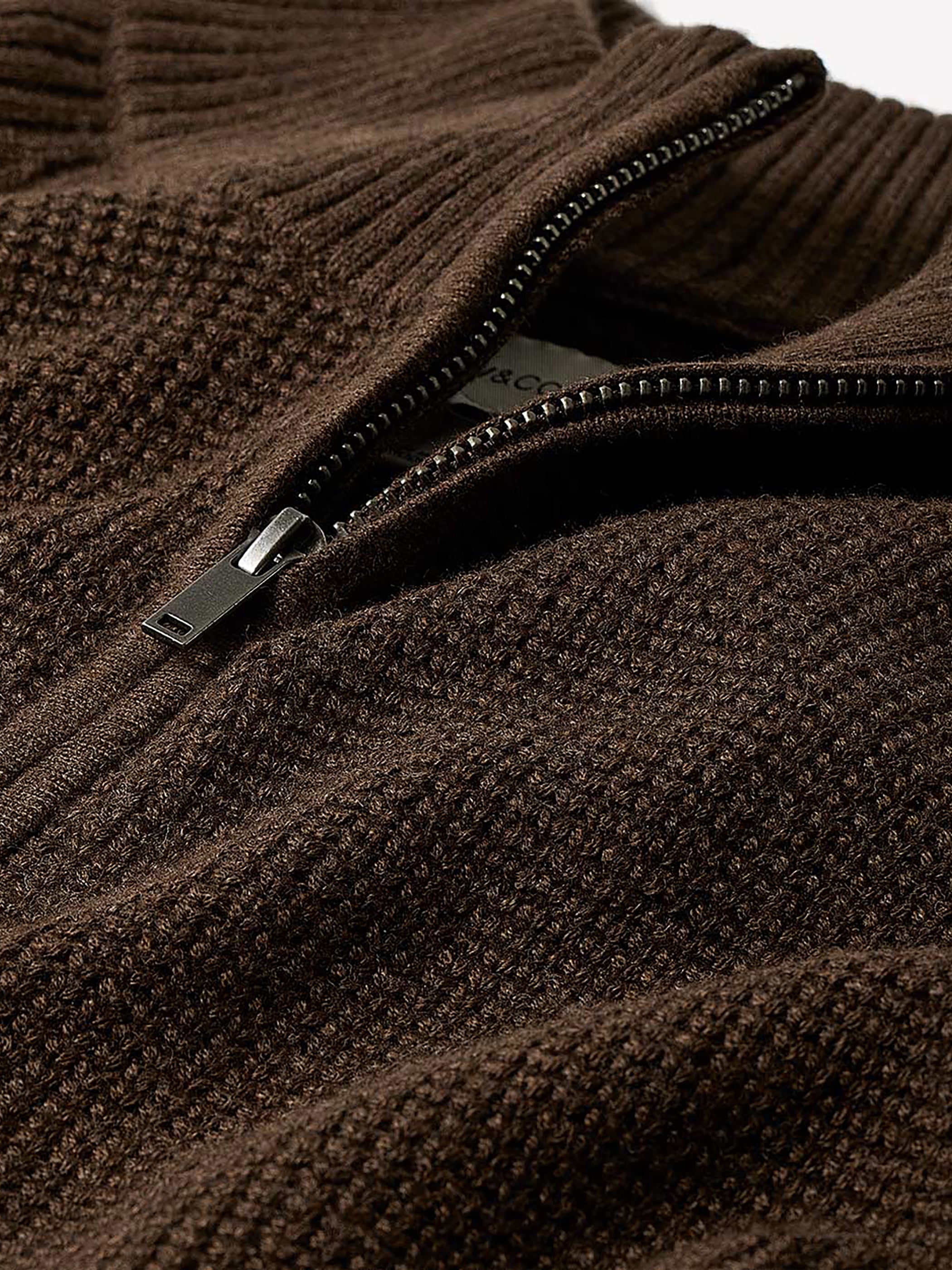 Long-Sleeve Quarter-Zip Mock-Neck Sweater rw&co On Sale