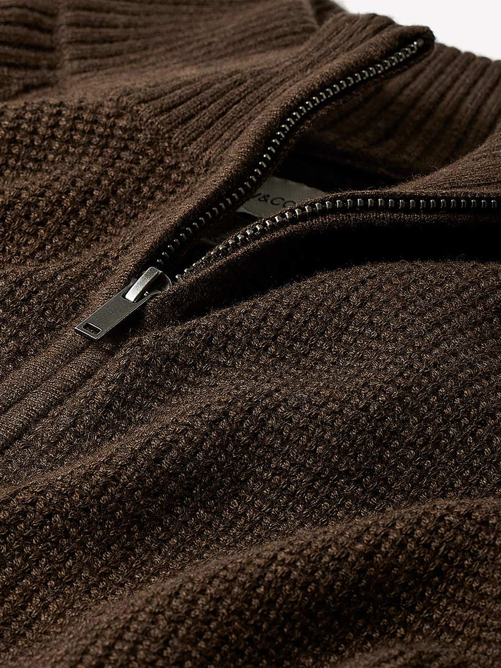 Long-Sleeve Quarter-Zip Mock-Neck Sweater rw&co On Sale