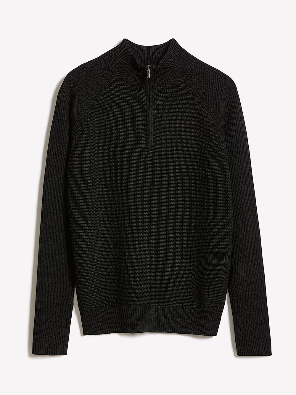 Long-Sleeve Quarter-Zip Mock-Neck Sweater rw&co On Sale