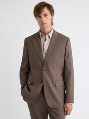 Tailored Fit Taupe Suit Blazer rw&co On Sale