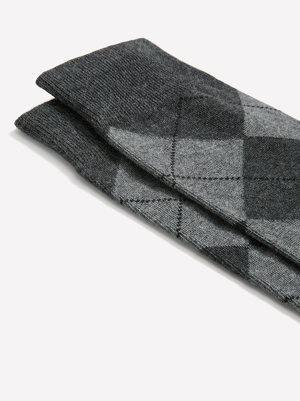 Grey Argyle Socks rw&co Limited Time Discount